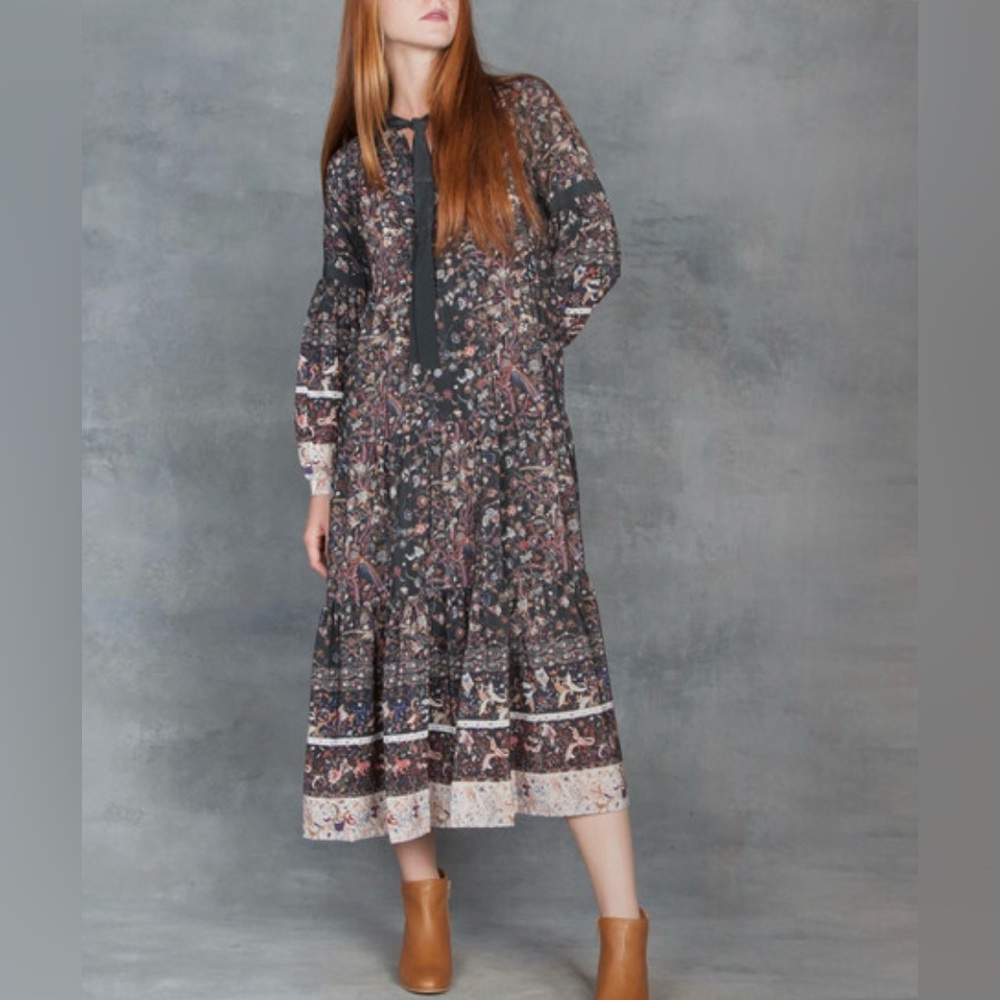 Ulla Johnson Isabetta in midnight - silk - Picture 3 of 9